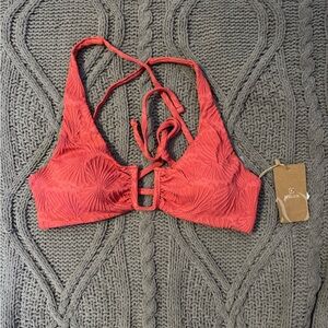 Aerie Red Strappy Bra Intimates